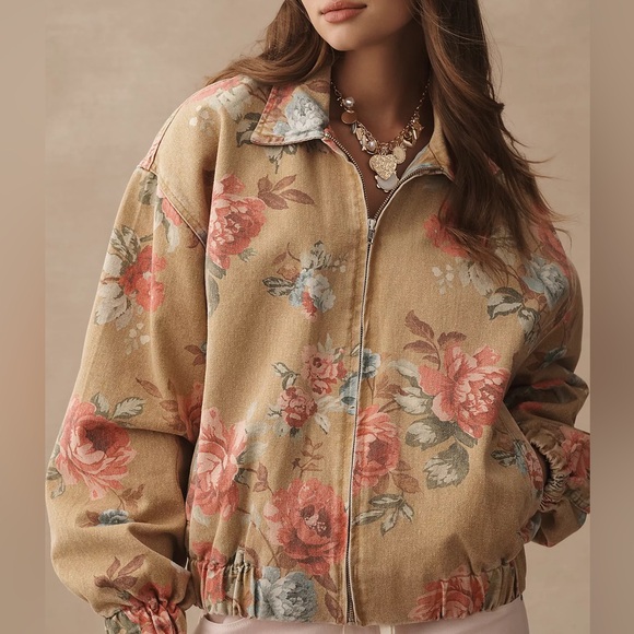 Anthropologie Jackets & Blazers - Anthropologie The Rylie Bomber Jacket by Pilcro Size Small NWT